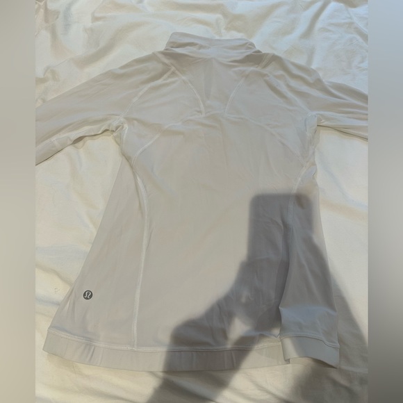White Lululemon Quarter Zip - Picture 4 of 8